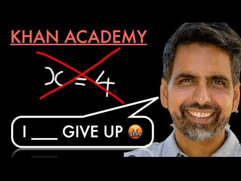 POV Sal Khan angrily lashes out at you for being bad at math thumbnail