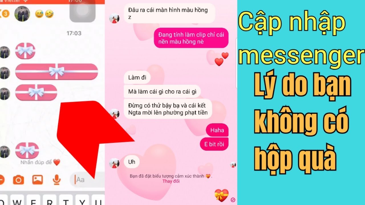 C ch c p nh t messenger ch tr i tim c c d tr n i n tho i youtube