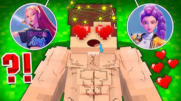 MAIZEN : MUSCLE JJ FELL NEAR RUMI and MIRA KPOP DEMON HUNTERS !? - Minecraft Animation JJ & Mikey