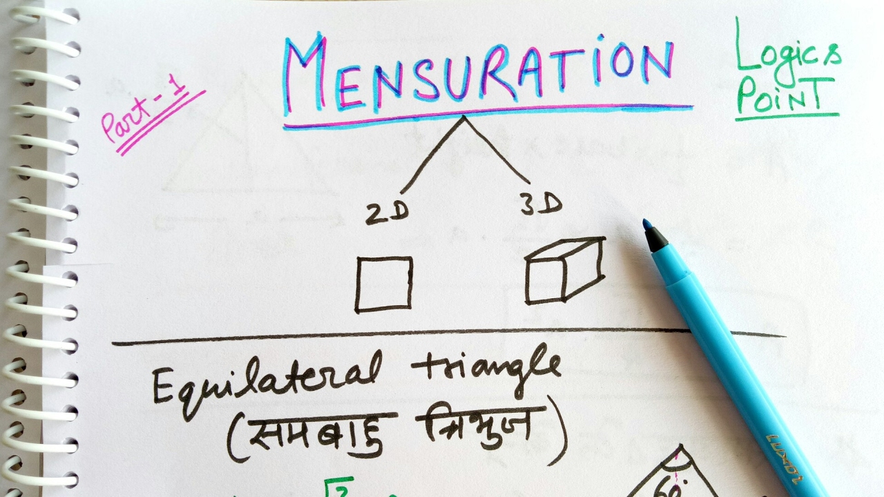 Maths : Mensuration || Equilateral Triangle समबाहु त्रिभुज || Part 1