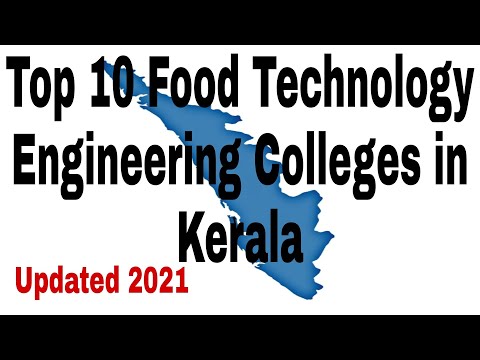 Top 10 Food Technology Engineering Colleges in Kerala #foodtechnology #engineering #college