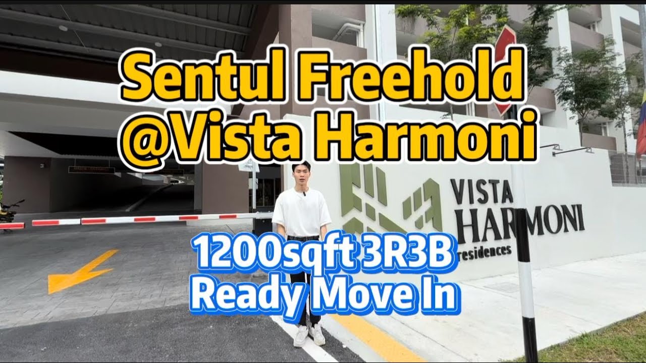 Vista Harmoni @Sentul【Freehold】Ready Move In 1200sqft 3R2B big layout