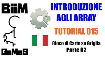 Construct 2/3 - Tutorial Italiano 015 - Gioco di Carte su Griglia Parte 02 [ Introduzione Array ]