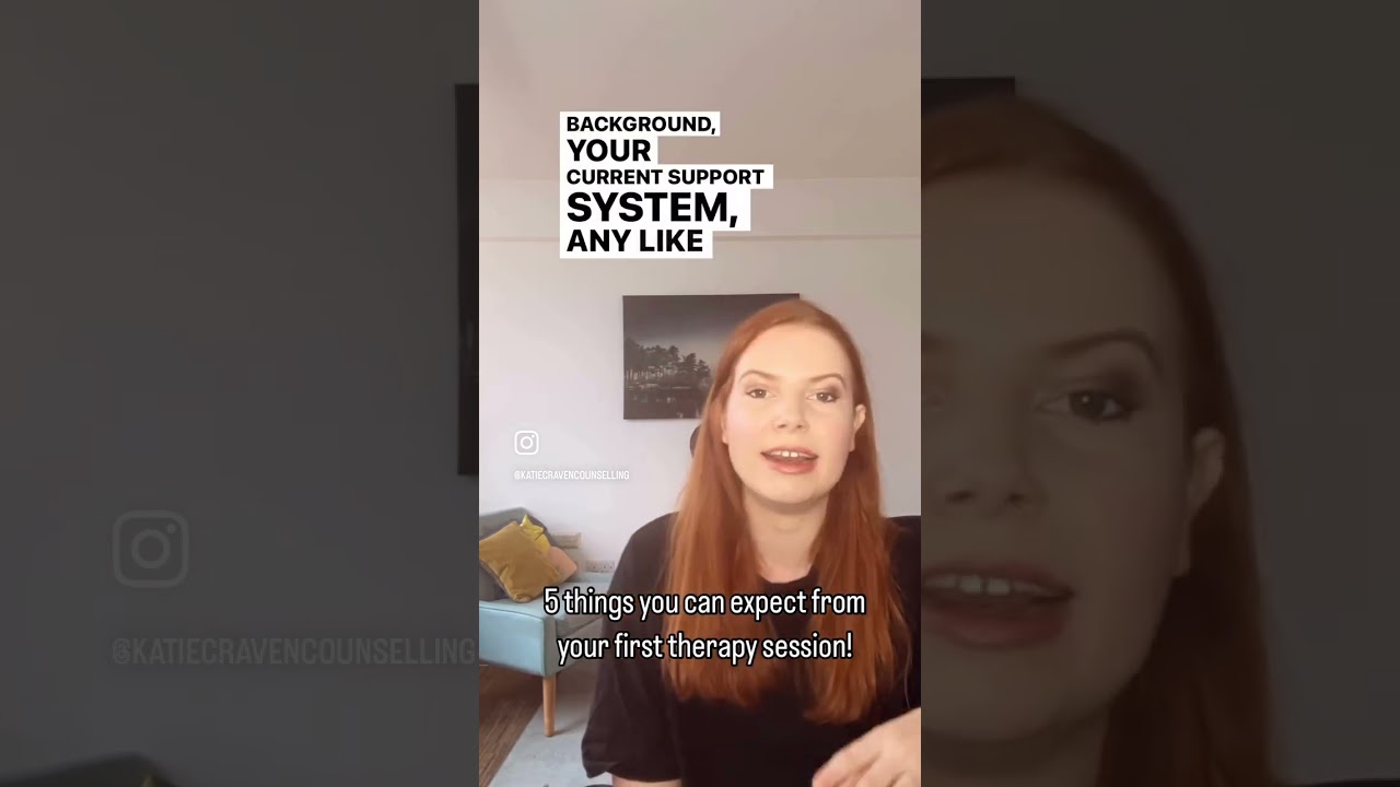 5 things can you expect from your first therapy session!  