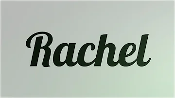 ¿Rachel es un nombre hispano?