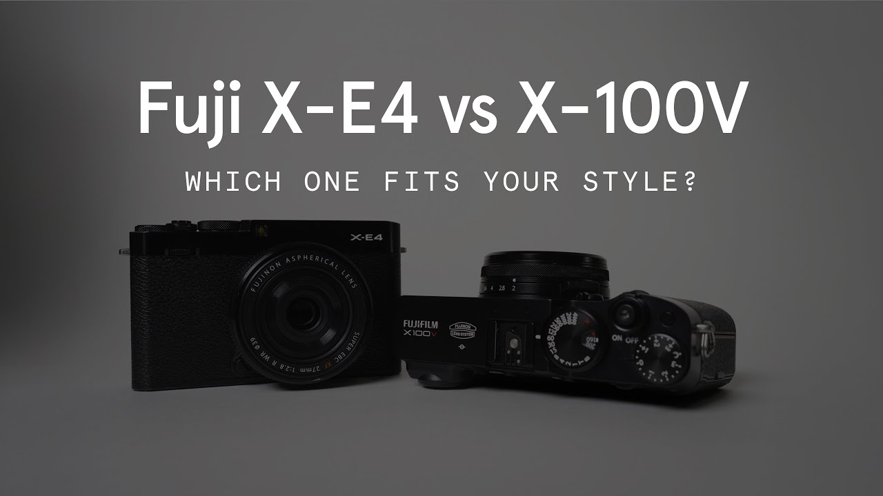 Fujifilm X-E4 vs X100V