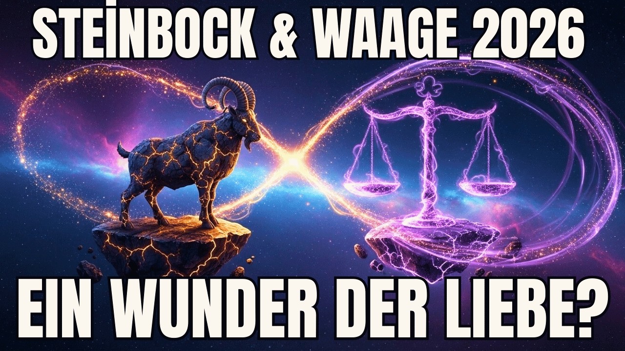 Steinbock & Waage Können Fels und Brise die wahre Liebe finden ✨❤️