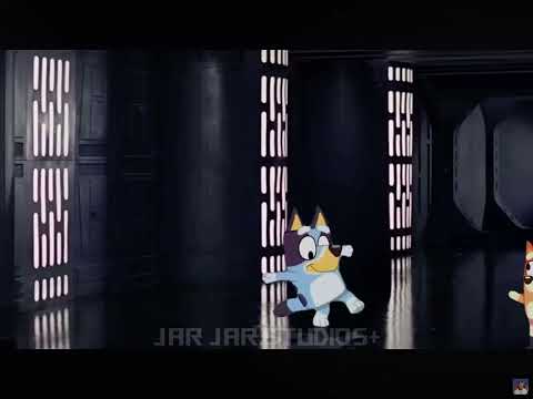 Star Wars with bluey bingo and muffin