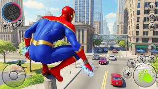 Spider Hero Flying City Rescue - Android Gameplay screenshot 3
