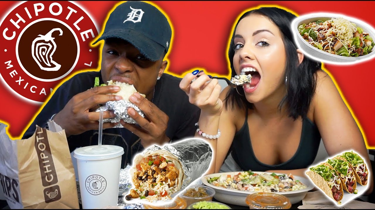 CHIPOTLE MUKBANG! + CALLING OUT YOUTUBE COUPLES (EATING SHOW)