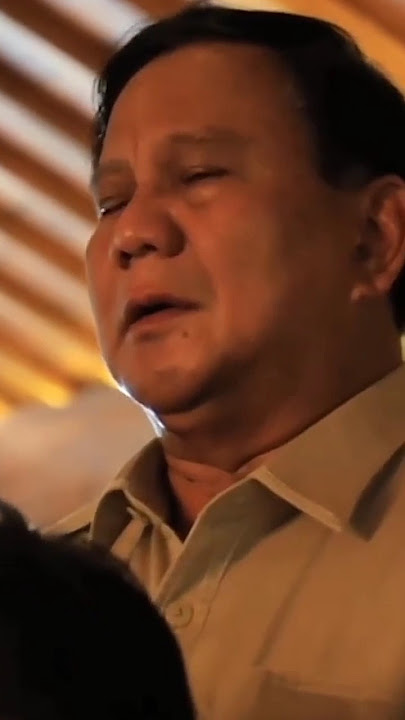 Pak Prabowo Menangis Nyanyi Ibu Pertiwi🇮🇩#prabowo #prabowopresiden2024