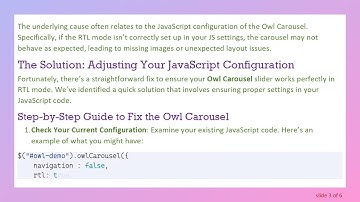 Fixing the Owl Carousel Slider Issue with RTL Layouts