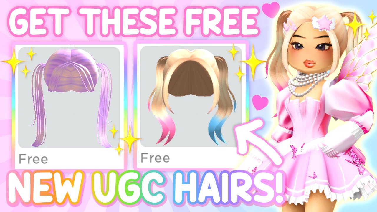 FIVE NEW FREE UGC HAIRS! How to get these 5 free UGC hairstyles in Roblox 