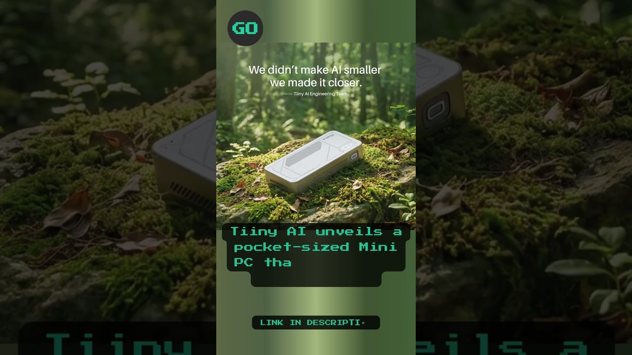 Tiiny AI unveils a pocket sized Mini PC that runs 120B LLMs locally