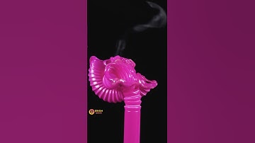 Burning a Straw #satisfying #asmr #macro #closeup #relaxing