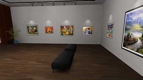 3D Virtual Gallery Tour | Stunning Sample of Our 3D Space Design Services