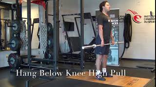 Hang Below Knee High Pull