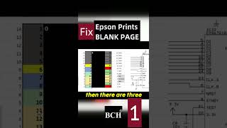 Fix Epson Printing Blacks - How to Test Driver Chip #1