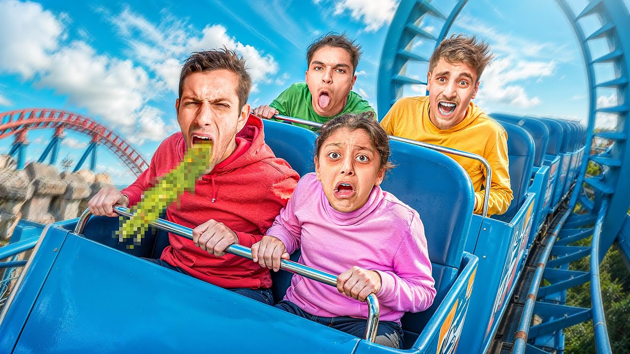 Le dernier qui VOMIT gagne 🤮 ( parc Attraction EXTREM )