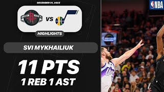Svi Mykhailiuk Vs Houston Rockets 11 Pts 1 Reb 1 Ast 1 Stl Nba 11-30-2025 Highlights