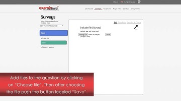 Examinare Survey Tool Manual - Include Picture or Multimedia File