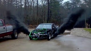 Mind Blowing Modified Engine American Muscle Cars Dyno! Anti-Lag! Test Ride and Race!