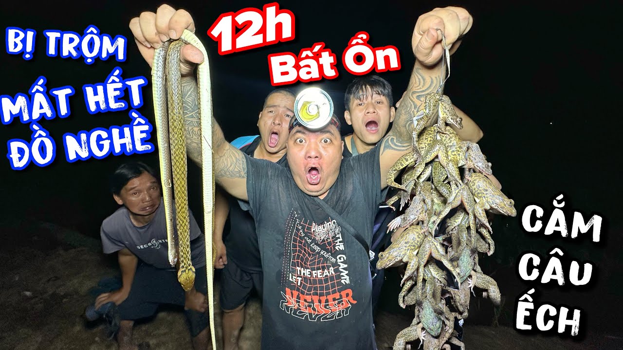 Buổi đi cắm câu và túc ếch bất ổn Thánh Xàm bị kẻ lạ lấy mất hết tất cả đồ nghề