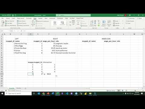 Inner Join with Excel (VLOOKUP)