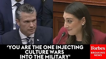 JUST IN: Sara Jacobs, Pete Hegseth Clash Over Transgender Troops In The Military