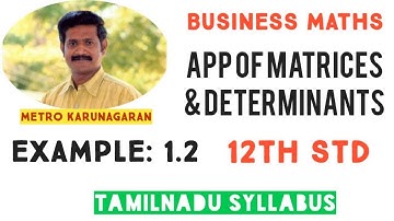 12th Std BM Example 1.2 Find the rank of the matrix (-5 -7 5 7)