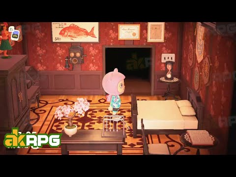 Antique Style ACNH Interior Design - Unique Animal Crossing Room with Breath of Life
