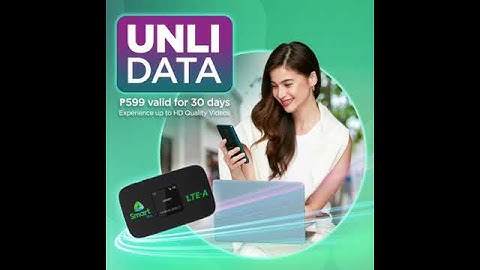 UNLI DATA 599 - Smart Bro