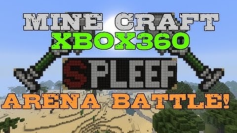 MineCraft Xbox 360 Awesome Spleef Arena Battle