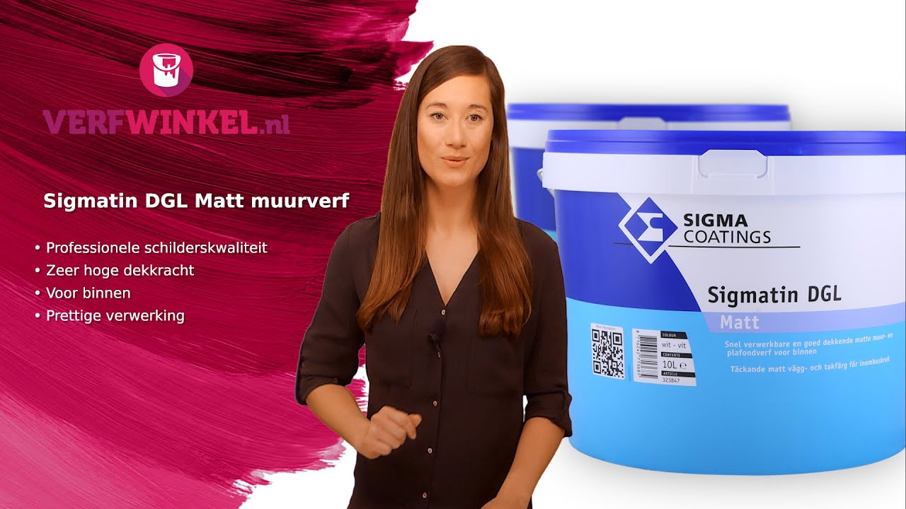 Sigmatin DGL Matt muurverf, bij Verfwinkel.nl productvideo - 14 **