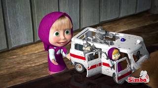 Ambulancia de los Lobos. Masha y el Oso Simba Smoby