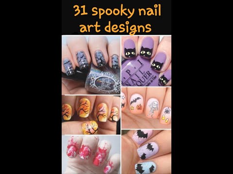30 Spooky nail art designs that will make you feel horrible
