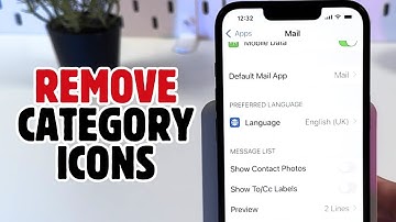 How to Remove Category Icons in the Mail App on iPhone 16e