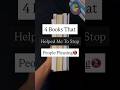 4 Books that Helped Me to stop People pleasing.#shorts