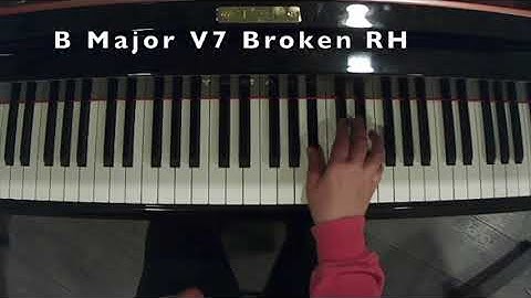 Level 6 RCM - Dominant 7th Chords Broken and Solid - G Major, E Major, B Major and Db Major