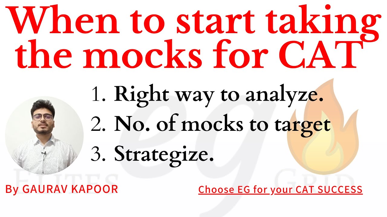When to start taking mocks for CAT 2020, how many mock you need to take ...