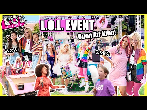 LOL SURPRISE EVENT Stuttgart 🎉 Open Air Kino Movie, Influencer, OMG Fashion Dolls, Giveaways
