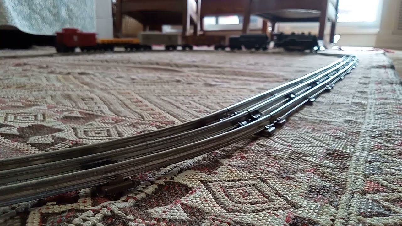 (Full Video) Playing with Old O Scale Lionel Steam Train 