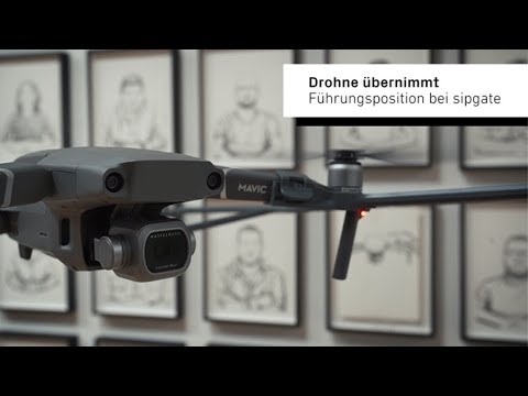 Drohne übernimmt Führungsposition bei sipgate - video from sipgate