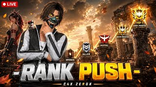 (RANK PUSH) Grand Master Hacker Lobby😡(C4X ZEROK)LIVE🔴