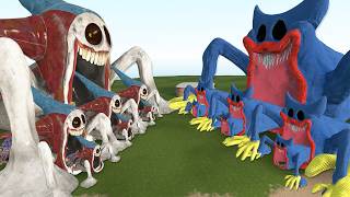 NEW HUGGY WUGGY SEA EATER vs PROTOTYPE SEA EATER FROM POPPY PLAYTIME CHAPER 5 in Garry's Mod !