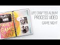 Life Crafted Album layout process // Game night // Kellie Stamps