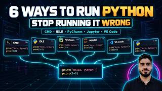 Full #1  | 6 Ways to Run Python on Windows (CMD, IDLE, PyCharm, Jupyter, VS Code) | Which Is Best News