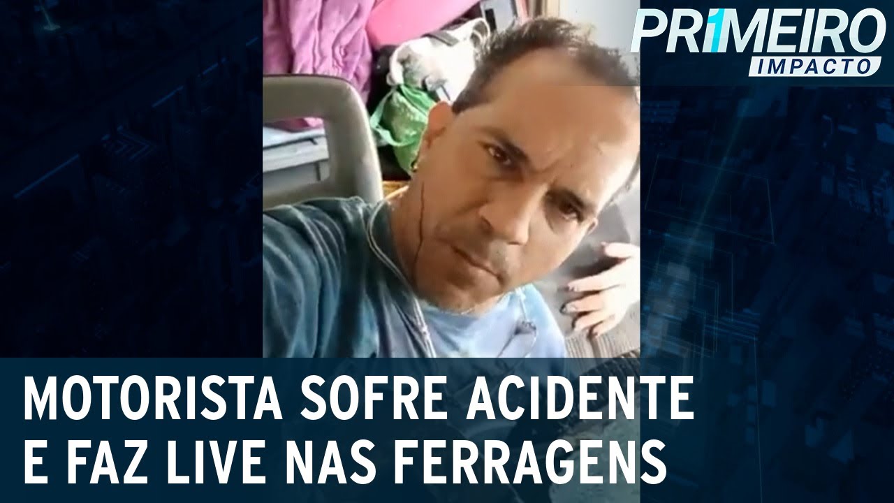 Mexicano faz live depois de sofrer acidente de carro | Primeiro Impacto (17/08/22)
