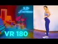 ♉ 3D Exercises Mehtap Demircioğlu ♉ Virtual Fit Yoga Girl VR180 Squat Oculus Quest Cardboard PSVVR