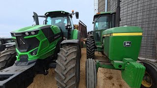 FINALLY, The Last Day of Corn Silage for 2026! Free stall barn progress, PLUGGED silo pipe!